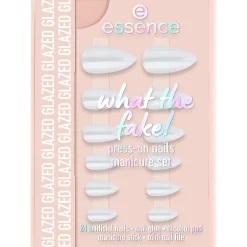 New What The Fake! Press-on Nails Manicure Set 01 Glazed Künstliche Nägel|Veganer Nagellack