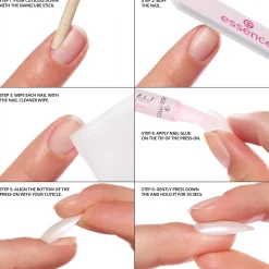 Outlet What The Fake! Press-on Nails Manicure Set 02 Cat Eye Künstliche Nägel|Veganer Nagellack