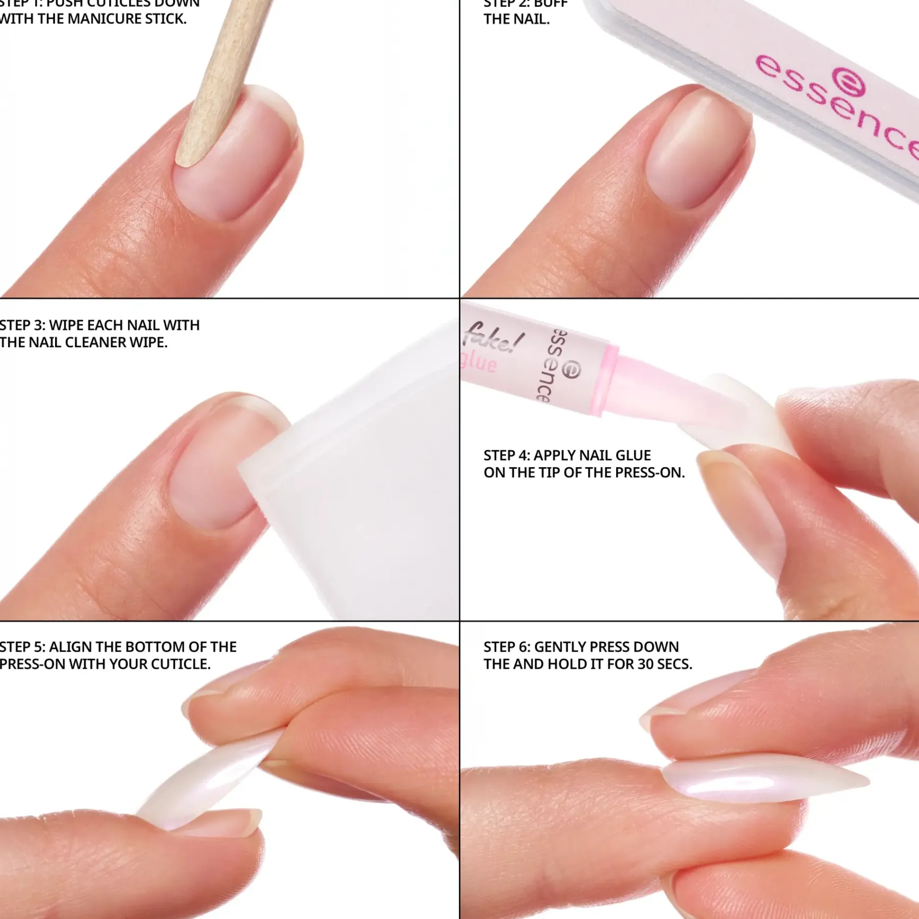 Best What The Fake! Press-on Nails Manicure Set 03 Babyboomer Künstliche Nägel|Veganer Nagellack