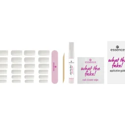 Best What The Fake! Press-on Nails Manicure Set 04 Bare White Künstliche Nägel