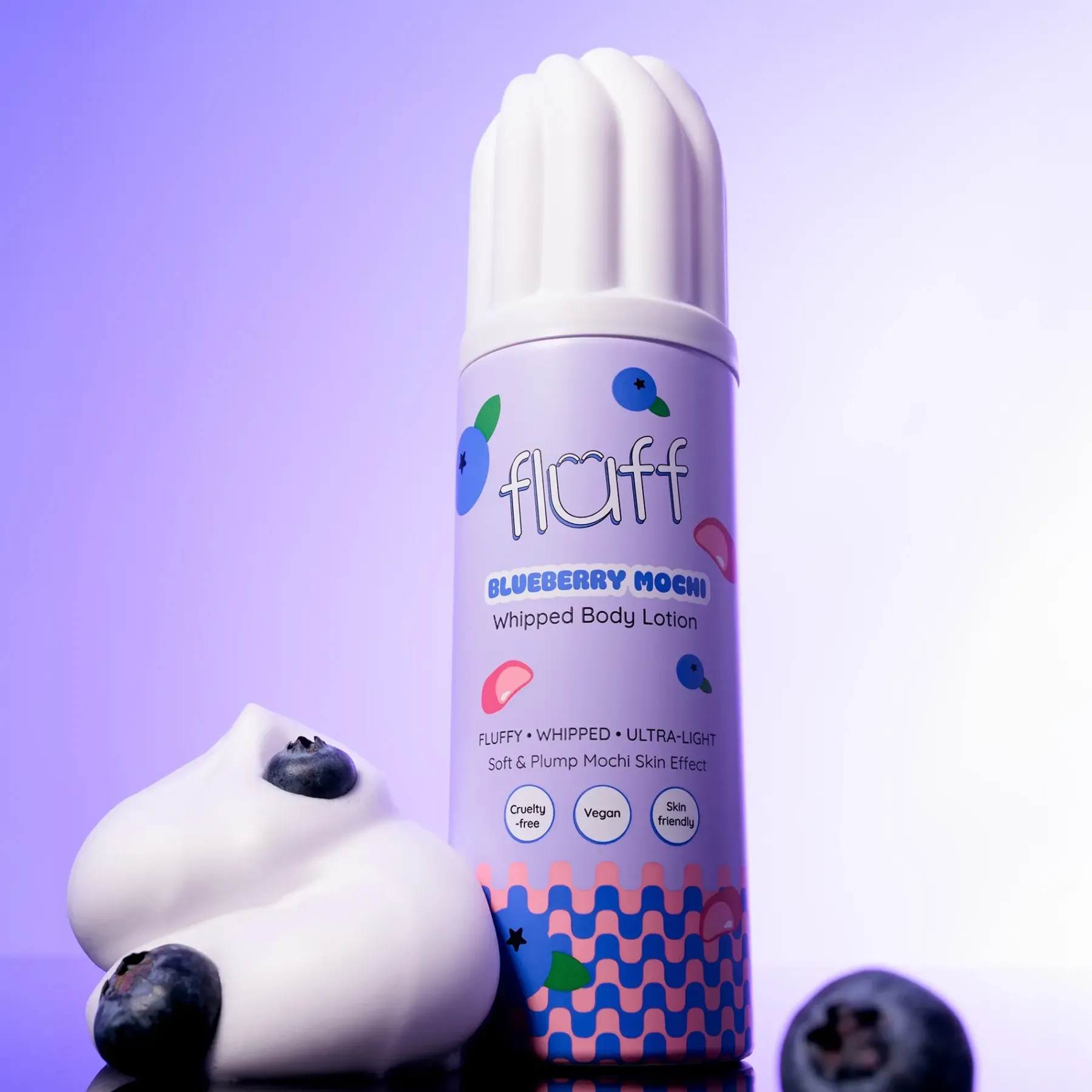 Whipped Body Lotion Blueberry Mochi Hauptzutat|Körperlotion