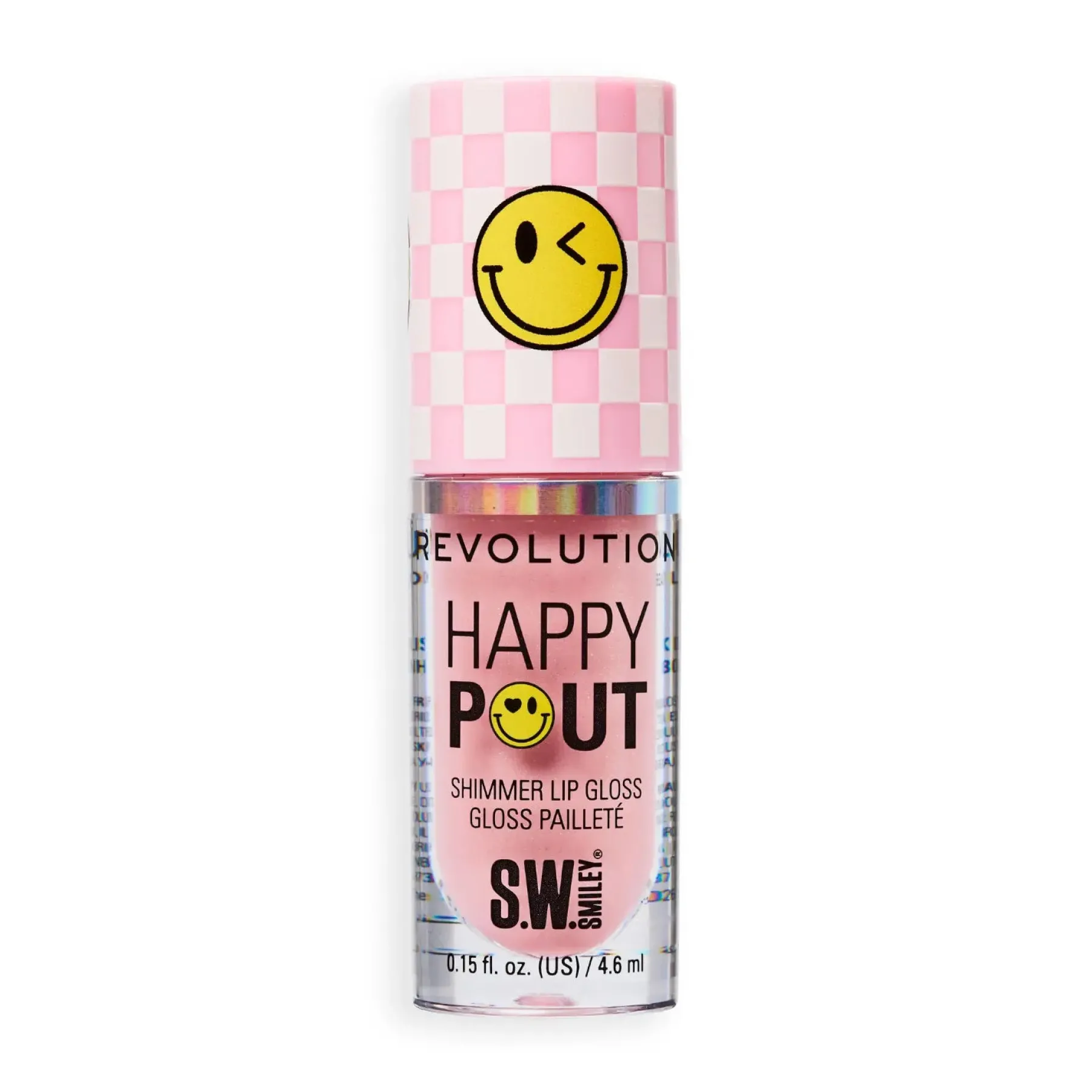 New x S.W.Smiley Happy Pout Lip Gloss Pink Bliss Lipgloss|Veganer Lipgloss