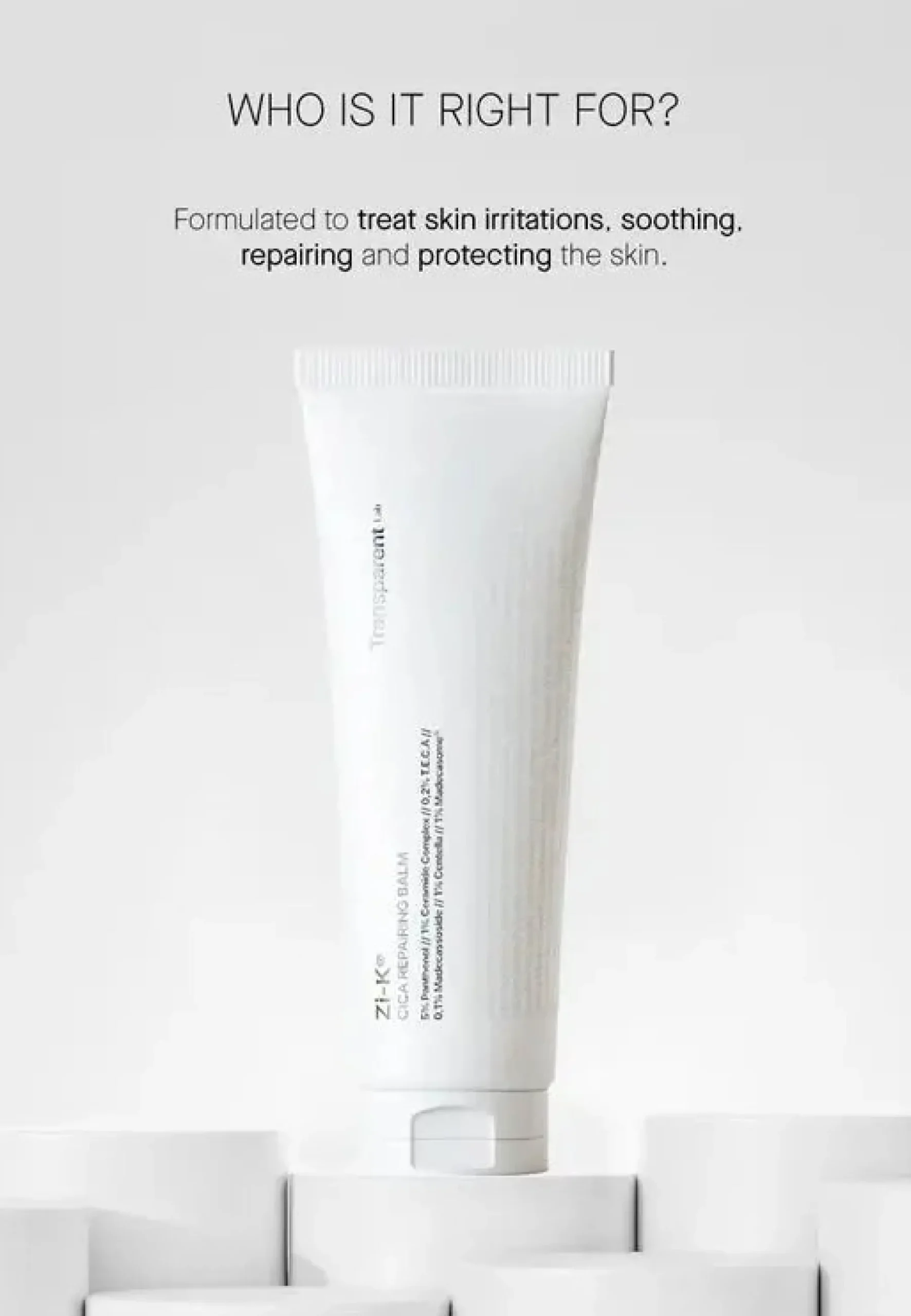 Outlet Zi-K Cica Repairing Balm Hauptzutat