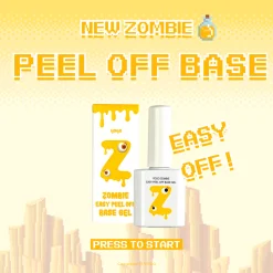 Hot Zombie Easy Peel-Off Base Gel 3. Base Coats|Gel Nagellack Basis- Und Decklacke